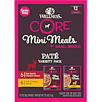 Wellness CORE Mini Meals Pates Variety Pack Wet Dog Food