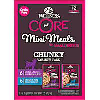 Wellness CORE Mini Meals Chunky Variety Pack Wet Dog Food