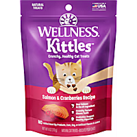 Wellness Kittles Natural Grain Free Salmon & Cranberries Cat Treats