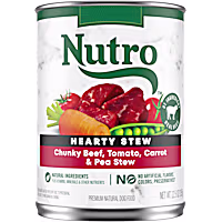 Nutro Gravy Chunky Beef, Tomato, Carrot & Pea hearty Stew Adult Canned Wet Dog Food