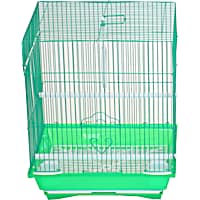 YML Green Flat Top Parakeet Cage