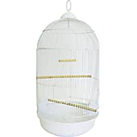 YML Round White Bird Cage