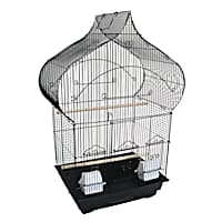 YML 3/8" Bar Spacing Taj Mahal Bird Black Cage