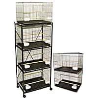 YML Black Breeding Cages with Stand