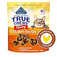 Blue Buffalo True Chews Made in the USA Chicken Recipe Natural Chewy Cat Treats