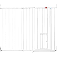 Carlson Pet Products Extra Tall Maxi Gate with Pet Door
