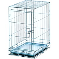 Carlson Pet Products Small Blue Single Door Wire Crate