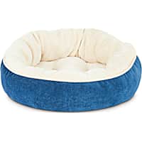 EveryYay Essentials Snooze Fest Blue Round Dog Bed