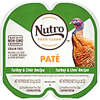 Nutro Perfect Portions Grain Free Natural Pate Real Turkey & Liver Recipe Adult Wet Cat Food