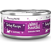 WholeHearted Grain-Free Turkey Recipe Pate Wet Kitten Food