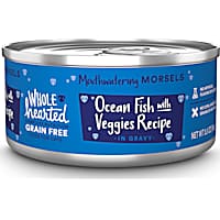 WholeHearted All Life Stages Grain-Free Oceanfish with Veggies Recipe Morsels in Gravy Wet Cat Food
