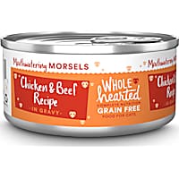 WholeHearted All Life Stages Grain Free Chicken & Beef Recipe Morsels in Gravy Wet Cat Food