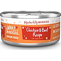 WholeHearted All Life Stages Grain-Free Chicken & Beef Recipe Minced in Gravy Wet Cat Food