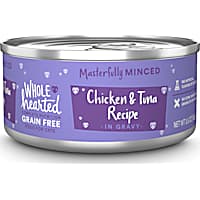 WholeHearted All Life Stages Grain-Free Chicken & Tuna Recipe Minced in Gravy Wet Cat Food
