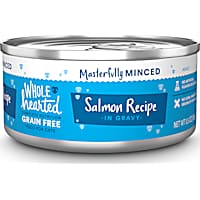 WholeHearted All Life Stages Grain-Free Salmon Recipe Minced in Gravy Wet Cat Food