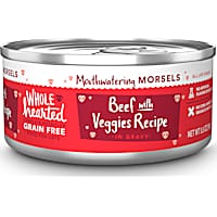WholeHearted All Life Stages Grain-Free Beef with Veggies Recipe Morsels in Gravy Wet Cat Food