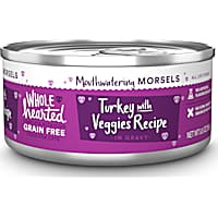 WholeHearted All Life Stages Grain-Free Turkey with Veggies Recipe Morsels in Gravy Wet Cat Food