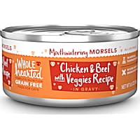 WholeHearted All Life Stages Grain-Free Chicken & Beef with Veggies Recipe Morsels in Gravy Wet Cat Food