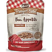 Merrick Purrfect Bistro Bon Appetits Grain Free Beef Recipe Chunks in Gravy Wet Cat Food