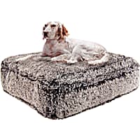 Bessie and Barnie Frosted Willow Ultra Plush Faux Fur Luxury Shag Durable Sicilian Rectangle Pet Bed