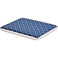 Midwest Quiet Time Couture Paxton Reversible Blue Dog Bed