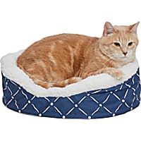 Midwest Quiet Time Couture Orthopedic Cradle Blue Dog Bed