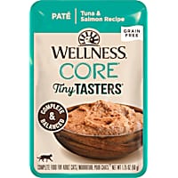 Wellness CORE Tiny Tasters Tuna & Salmon Pate Grain Free Wet Cat Food