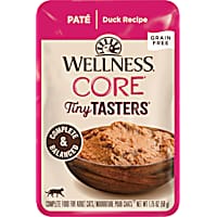Wellness CORE Grain Free Tiny Tasters Duck Pate Wet Cat Food