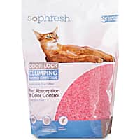 So Phresh Scoopable Odor-Lock Clumping Micro Crystal Cat Litter in Pink Silica