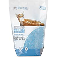 So Phresh Scoopable Odor-Lock Clumping Micro Crystal Cat Litter in Blue Silica