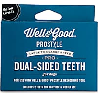 Well & Good ProStyle Dual-Sided Deshedding Replacement Teeth for Dogs