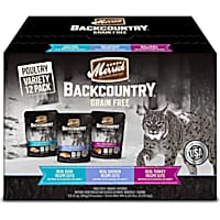Merrick Backcountry Grain Free Poultry Recipes Cuts in Gravy Wet Cat Food Variety Pack