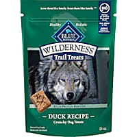 Blue Buffalo Wilderness Trail Treats High Protein Grain Free Duck Recipe Dog Biscuits Crunchy Dog Treats
