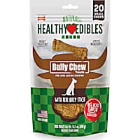 Nylabone Healthy Edibles Bully Chews Natural Made with Real Bully Stick Small Dog Treats