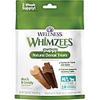 Whimzees Natural Grain Free Dental Medium/Large Puppy Treats