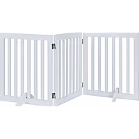 UniPaws Flat White Dog Gate