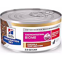 Hill's Prescription Diet Gastrointestinal Biome Stress Digestive Care Chicken & Vegetable Stew Cat Food
