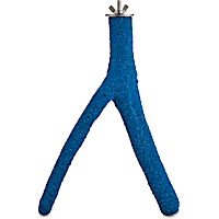 You & Me Blue Forked Sand Bird Perch