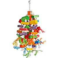 You & Me Colorblock Cluster Chewing Bird Toy