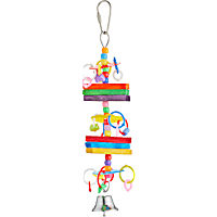 You & Me Block 'n Beads Noisemaking Bird Toy