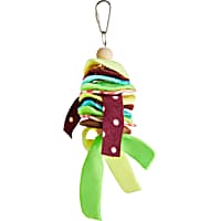 You & Me Fleece Tower Preening Bird Toy
