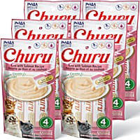 Inaba Churu Tuna with Salmon Recipe Cat Treats