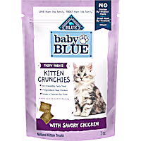 Blue Buffalo Baby BLUE Crunchies, Savory Chicken, Natural Kitten Treats