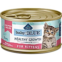 Blue Buffalo Baby Blue Healthy Growth Formula Natural Grain Free Salmon Recipe Kitten Pate Wet Food