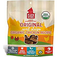 Plato Pet Made with Organic Chicken Strips Dog Treats