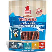 Plato Pet Thinkers Salmon Sticks Dog Treats