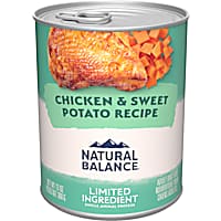 Natural Balance Limited Ingredient Adult Grain-Free Wet Canned Dog Food Chicken & Sweet Potato Recipe