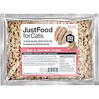 JustFoodForDogs Daily Diets Fish & Chicken Frozen Cat Food