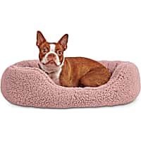 Harmony Pink Cozy Cuddler Dog Bed