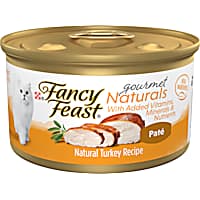 Fancy Feast Gourmet Naturals Turkey Recipe Pate Wet Cat Food